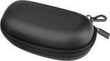 MoKo Sunglasses Case with Carabiner, Unisex PU Shockproof Protective Travel Eyeglasses Carry Case Glasses Storage Holder