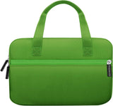 MoKo 7-8" Kids Tablet Sleeve, Neoprene Carrying Case Bag Fits Fire HD 8 Kids Edition 2018, Luna Controller, Fire HD 8 Plus/Fire HD 8 2020, Fire 7 Kids Pro 2021, Fire HD 8 Kids Pro 2021, Green