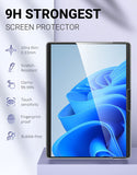 MoKo Screen Protector Compatible with Microsoft Surface Pro 8 13-Inch 2021 / Surface Pro X, [2-Pack] [Anti-Scratch] Round Edge 9H Hardness Ultra Clear Tempered Glass Film Screen Protector, Clear