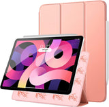 MoKo Magnetic Case for iPad Air 5th/4th Generation 10.9 Inch 2022/2020, Auto Wake/Sleep, Support 2nd Pencil Charging, Magnetic Back Shell Protective Smart Stand Cover for iPad Air 4 Case,Black