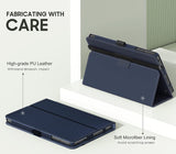 MoKo Case Compatible with Amazon All-New Kindle Fire 7 Tablet (2022 Release-12th Generation) Latest Model 7" - Slim Folding Stand Cover with Auto Wake/Sleep, Indigo