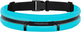 MoKo Sports Running Belt, Outdoor Dual Pouch Sweatproof Reflective Slim Waist Pack, Fitness Workout Belt Fanny Pack Compatible with iPhone 12/12 Pro/12 Mini, iPhone 11 Pro Max/Xs, Galaxy S21