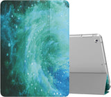 MoKo Case Fit 2018/2017 iPad 9.7 6th/5th Generation, Slim Lightweight Smart Shell Stand Cover with Translucent Frosted Back Protector Fit iPad 9.7 Inch 2018/2017, Peach Blossom(Auto Wake/Sleep)