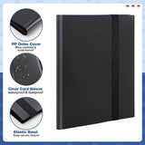 MoKo 4 Pocket Trading Card Binder, Card Protectors Binder Sheet Storag – Mokodirect