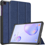 MoKo Case Compatible with Galaxy Tab A 8.4" 2020, Ultra-Thin PU Trifold Tablet Cover Shell Case Fits Samsung Galaxy Tab A 8.4 2020 Model SM-T307 (Verizon/T-Mobile/Sprint) ONLY - Black & White Magnolia