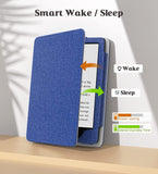 MoKo Case for 6.8" Kindle Paperwhite (11th Generation-2021) and Kindle Paperwhite Signature Edition, Slim PU Shell Cover Case with Auto-Wake/Sleep for Kindle Paperwhite 2021 E-Reader, Indigo
