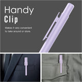MoKo Holder Case Fit Apple Pencil 1st Gen, Retractable Tip Cap Fit New iPad 9th Generation 2021, iPad 8th Gen 2020/7th Gen 2019, iPad 6th 9.7 2018, iPad Mini 5th Gen Pencil Case Pencil, Taro Purple