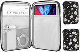 MoKo 9-11 Inch Tablet Sleeve Case, Fits iPad air 5 10.9" 2022, iPad Pro 11 2021-2018, iPad 10.2 2021-2019, iPad Air 4 10.9, Tab S8/A7, Protective Bag Carrying Case with Pocket, Cloudy Pink