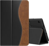 MoKo Case Fits Kindle Fire 7 Tablet (9th Generation, 2019 Release), Premium PU Leather Slim Folding Stand Shell Multiple Viewing Angles Cover with Auto Wake/Sleep - Black