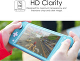 MoKo Tempered Glass Screen Protector Compatible with Nintendo Switch Lite, 3 Pack Transparent HD Clear Screen Protector Film, Anti-Scratch, Bubble Free, Ultra-Thin Protective Film for Switch Lite