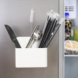 MoKo Pack of 2 Magnetic Dry Erase Marker Holder, Magnetic Pen Pencil Holder Storage Organizer for Whiteboard, Refrigerator and Other Magnetic Surfaces, White
