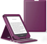 MoKo Case Fits 6" Kindle (10th Generation, 2019)/(8th Generation, 2016), Anti-Scratch Vertical Flip Cover Shell with Auto Wake/Sleep Function - Purple