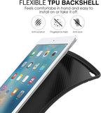 MoKo Case Fit iPad Air 2, Slim Smart Shell Stand Folio Case with Soft TPU Back Cover Compatible with iPad Air 2 9.7", Auto Wake/Sleep - Black