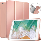 MoKo Case Fit 2018/2017 iPad 9.7 6th/5th Generation, Slim Smart Shell Stand Folio Case with Soft TPU Back Cover Compatible with iPad 9.7 Inch 2018/2017, Auto Wake/Sleep - Black
