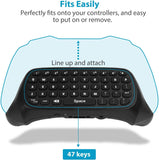 MoKo Xbox One Mini Green Backlight Keyboard 2.4G Receiver Wireless Chatpad Message Game Keyboard Keypad with Headset/Audio Jack for Xbox One/Xbox One S/Xbox One Elite/2/Xbox Series X/S, Black