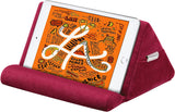 MoKo Tablet Pillow Stand, Pillow Lap Holder for iPad Tablet up to 11" for Xmas Gift, eReaders, Fit iPad 9 10.2", iPad Mini 6 8.3", iPad Pro 11/10.5/9.7, Air 4 Mini 5, Galaxy Tab S6/S7, Wine Red