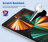MoKo PET Matte Screen Protector Fit iPad Pro 12.9 2021 5th Gen/4th Gen 2020/iPad Pro 12.9" 2018, 2-Pack [Anti-Scratch & Anti-Glare] PET Film for iPad Pro 12.9 Inch 2021/2020/2018 - Matte