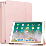 MoKo Case Fit iPad Pro 12.9 2017/2015 with Apple Pencil Holder - Slim Lightweight Smart Shell Stand Cover Case with Auto Wake/Sleep Fit Apple iPad Pro 12.9 inch Tablet (1st & 2nd Gen),Pink Marble