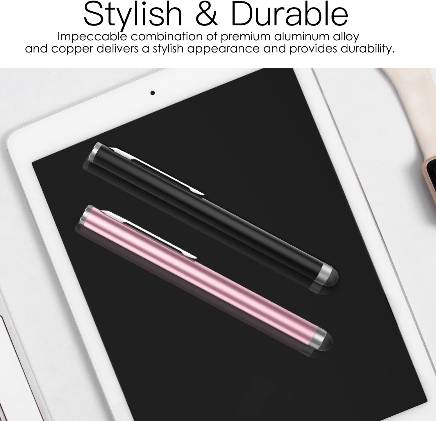 5 penne stilo touch screen capacitive estensibili punti per Tablet PC 5 penne stilo touch screen capacitive estensibili punti per Tablet PC