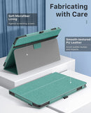 MoKo Case Fits All-New Kindle Fire HD 10 & 10 Plus Tablet (11th Generation, 2021 Release) 10.1" - Slim Folding Stand Cover with Auto Wake/Sleep, Green