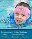 MoKo Swimming Headband for Kids & Adults, Cute Swimmers Headband Ear Band Waterproof Ear Protection Band (S Size for Kids Age 1-2, M Size for Kids Age 3-9, L Size for Kids Age 10+ and Adults)