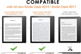 MoKo Case Fits All-New 7“ Kindle Oasis (9th and 10th Generation ONLY, 2017 and 2019 Release), Premium Ultra Lightweight Shell Cover with Auto Wake/Sleep - Rose Gold