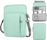 MoKo Sleeve Bag for 13.3 Inch Laptop, Carrying Pouch Sleeve Case with Pocket Fits MacBook Pro 13" M2/M1 Pro/M1 Max 14.2 2022-2021, MacBook Air 13.6" M2 2022, Tab S8+ 12.4",Surface Pro 8, Ligh Gray