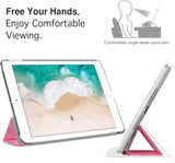 MoKo Case Fit New iPad Air (3rd Generation) 10.5" 2019/iPad Pro 10.5 2017 - Slim Lightweight Smart Shell Stand Cover with Translucent Frosted Back Protector - Coreopsis (Auto Wake/Sleep)