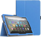 MoKo Case Fits Kindle Fire HD 8 & 8 Plus Tablet (10th Generation, 2020 Release),Slim Folding Stand Cover with Auto Wake/Sleep - Black