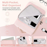 MoKo 15.6 Inch Laptop Sleeve Fits MacBook Pro M1 Pro/M1 Max 16.2 2021 MacBook Pro 16”/15.4", Surface Book 15”, Chromebook, Protective Computer Carrying Bag Handle Pouch with Pocket, Pink