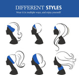 MoKo Headband for Women, Versatile Turban Headband Hair Wrap Multi-Style Casual Sports Headwear, Stretchy Breathable Moisture Wicking Microfiber Head Wrap for Workout, Running, Yoga