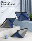 MoKo Folio Case for Kobo Libra 2 E-Reader 7 inch 2021 Released, Origami Standing Shell Cover Case with Multi Angle Magnetic PC Back Cover for Kobo Libra 2 E-Reader 7 inch 2021 Released, Indigo