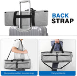 MoKo Carrying Bag for Cricut Explore Air 1 & Air 2 / Cricut Maker, Heavy Duty Tote Bag Storage Case Compatible with Cricut Explore Air and Maker Cutting Machine and Accessories - Light Gray