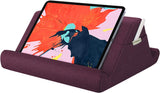 MoKo Tablet Pillow Holder, Pillow for iPad Multi-Angle Soft Tablet Stand Up to 12.9" for Xmas Gift, eReader, Fit for iPad 9, iPad Mini 6, iPad Pro 11/12.9 4/5th Gen,Galaxy Tab S6/S7, Khaki