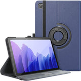 MoKo Case Compatible with Samsung Galaxy Tab A7 10.4 Inch Model (SM-T500/505/507), Full-Body Hard Back Cover 90 Degree Rotating Adjustable Stand Cover Case with Auto Wake/Sleep Function, Black