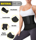 MoKo Waist Trainer, Quick Snatch Bandage Wrap Lumbar Waist Support, 4-Metre / 5-Metre High Resilient Slimming Tummy Wrap Belt Workouts Supply for Body Shaper Sports, Back Braces Postpartum Recovery