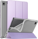 MoKo Case Fits Samsung Galaxy Tab A7 Lite 8.7 Inch SM-T225/T220/T227, Slim Lightweight Smart Case Trifold Stand Case with Soft TPU Translucent Frosted Back Shell for Galaxy Tab A7 Lite - Taro Purple