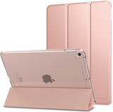 MoKo Case Fit New iPad Air (3rd Generation) 10.5" 2019/iPad Pro 10.5 2017 - Slim Lightweight Smart Shell Stand Cover with Translucent Frosted Back Protector - Water Color (Auto Wake/Sleep)
