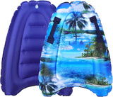 MoKo Inflatable Surfing Bodyboard, Portable Floating Surf Board Slip Slide Raft Summer Water Fun Surfboards Pool Floating Mat with Handles for Pool Beach Water Park