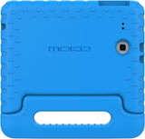 MoKo Tab E 9.6 Case - EVA Kids Shock Proof Convertible Handle Light Weight Protective Cover for Samsung Galaxy Tab E Wi-Fi/Tab E Nook 9.6-Inch Tablet Verizon 4G LTE Version, Blue