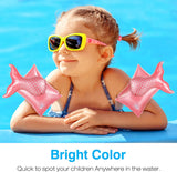MoKo Inflatable Swim Floater Sleeves for Kids, Cartoon Swimiming Armbands Floaties Water Wings Floatation Sleeves, Pool Water Sports Learning Swim Training Aids