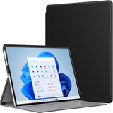 MoKo Case Comaptible with Microsoft Surface Pro 8 13-Inch 2021 Release Tablet, Premium Ultra Lightweight Shell Cover with Auto Wake/Sleep Fit Microsoft Surface Pro 8 13" 2021, Black