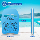 MoKo Swim Kickboard, Cartoon Swimming Training Kick Board Pool Exercise Equipment Promote Natural Swimming Position Water Fun Tool for Kids