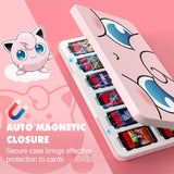MoKo 24 Game Card Case Compatible with Nintendo Switch OLED 2021/Switch/Switch Lite, Switch Games Holder case for Switch Game Card & SD Card, Slim & Portable Game Card Storage Box, Pink Elf