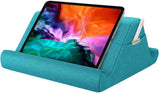 MoKo Tablet Pillow Holder, Pillow for iPad Multi-Angle Soft Tablet Stand Up to 12.9" for Xmas Gift, eReader, Fit for iPad 9, iPad Mini 6, iPad Pro 11/12.9 4/5th Gen,Galaxy Tab S6/S7, Khaki