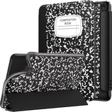 MoKo Case Fits Amazon All-New Kindle Fire 7 Tablet (2022 Release-12th Generation) Latest Model 7", Soft TPU Translucent Frosted Back Cover Multi-Angle Smart Shell, Almond Blossom