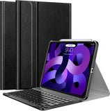MoKo Keyboard Case for iPad Air 5th/4th Generation 2022/2020, 10.9 Inch, iPad Pro 11 2021/2020/2018, [Support Apple Pencil 2 Charging] Detachable Wireless Bluetooth Keyboard, Lavender