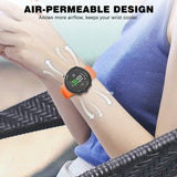 MoKo Band Compatible with Garmin Forerunner 45/Forerunner 45S/Swim 2, Soft Silicone Adjustable Replacement Strap, Orange