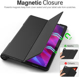 MoKo Case Compatible with Lenovo Yoga Tab 11 11-Inch 2021 Tablet, Ultra-Thin PU Leather Trifold Smart Tablet Stand Cover Shell Case Fits Lenovo Yoga Tab 11 2021 Tablet ONLY, Black