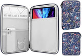 MoKo 9-11 Inch Tablet Sleeve Case, Fits iPad air 5 10.9" 2022, iPad Pro 11 2021-2018, iPad 10.2 2021-2019, iPad Air 4 10.9, Tab S8/A7, Protective Bag Carrying Case with Pocket, Cloudy Pink